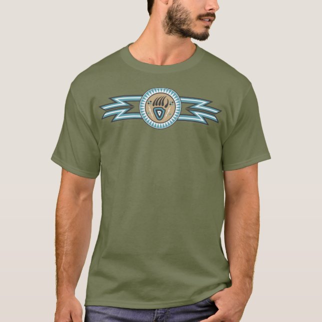 Native American Bear Paw T-Shirt (Front)