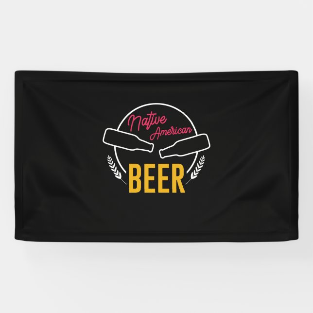 Native American Beer Banner (Horizontal)