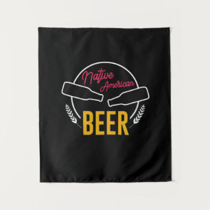 Native American Beer Tapestry