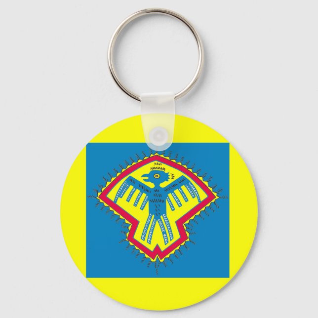 Native American bird Key Ring (Front)