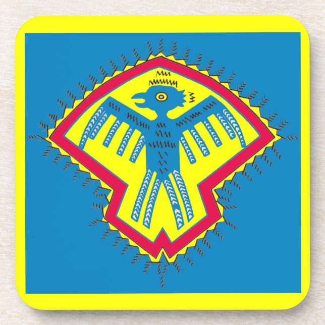Native American bird symbol Coaster (Front)