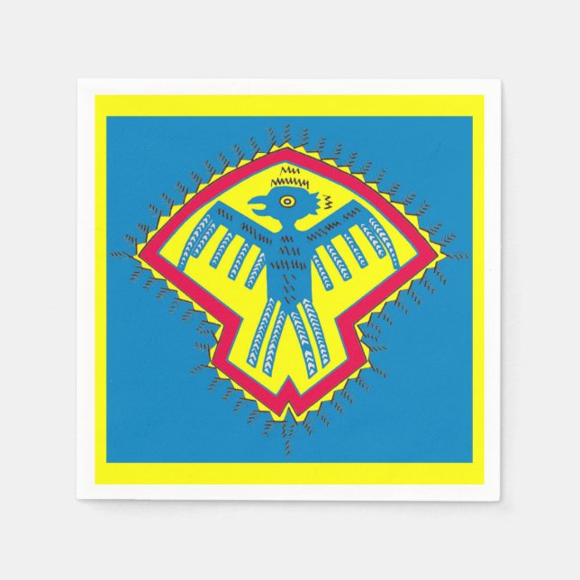Native American bird symbol Napkin (Front)