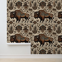 Native American Bison Buffalo Art