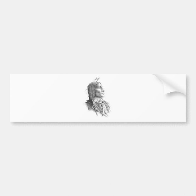Native American Bumper Sticker (Front)