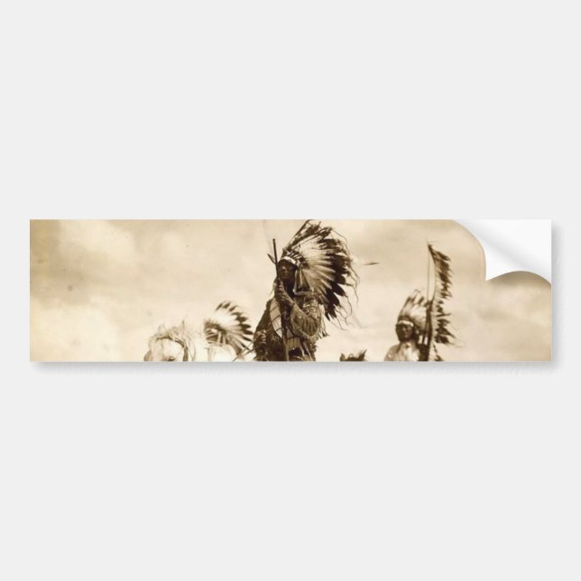 Native American Bumper Sticker (Front)