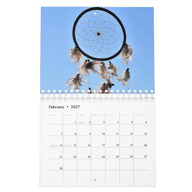 Native American Calendar (Feb 2027)
