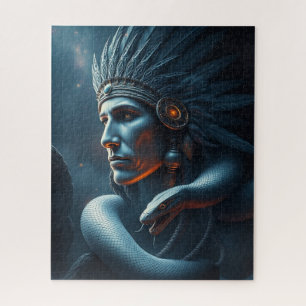 Native American Chief Jigsaw Puzzle