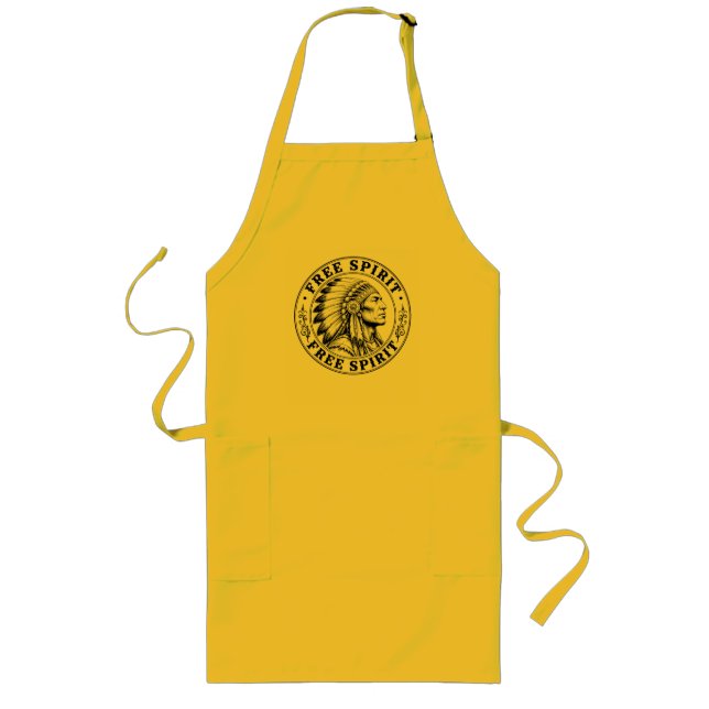 Native American chief  Long Apron (Front)
