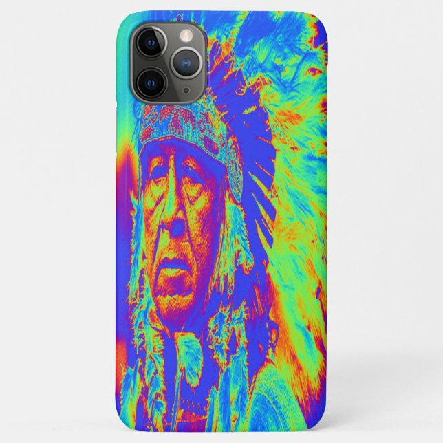 Native American Chief Pop Art Case-Mate iPhone Case (Back)