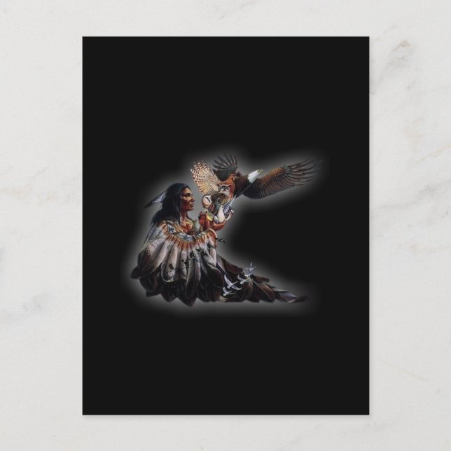 Native American Chief Postcard (Front)