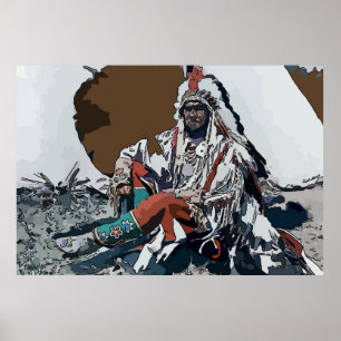 Native American Chief Poster