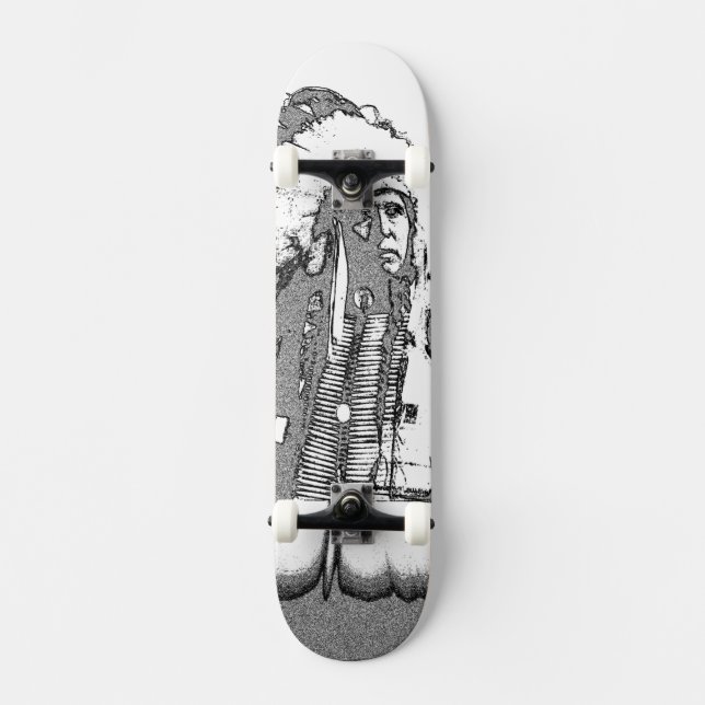 Native American Chief Skateboard (Front)