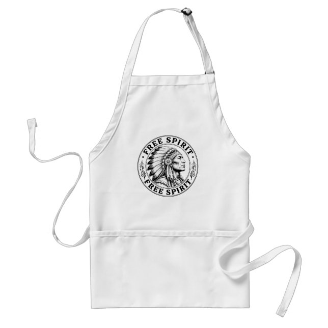 Native American chief  Standard Apron (Front)