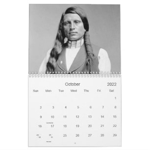 Native American Chiefs Warriors  Calendar