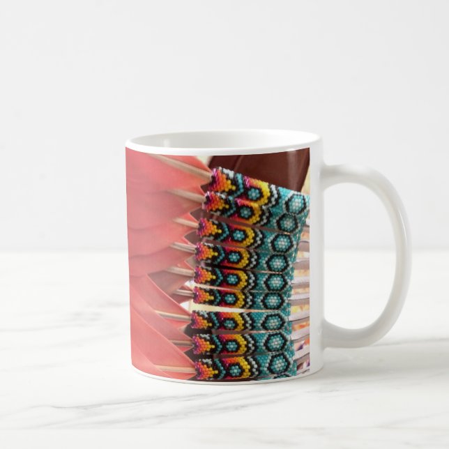 Native American Church Fan Coffee Mug (Right)
