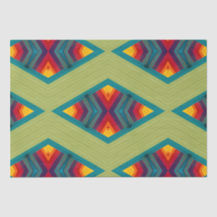 Native American Colourful Repeating Pattern  Tissue Paper