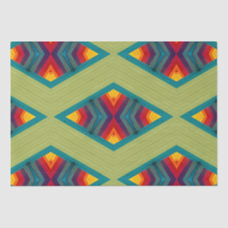 Native American Colourful Repeating Pattern  Tissue Paper
