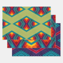 Native American Colourful Repeating Pattern  