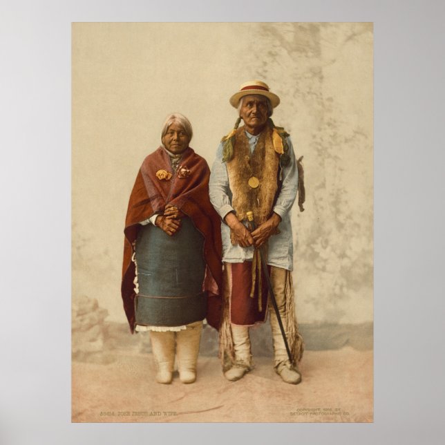 Native American Couple, 1899 Poster (Front)