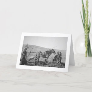 Native American Cree people of Western Canada, c.1 Card