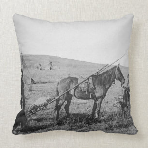 Native American Cree people of Western Canada, c.1 Cushion