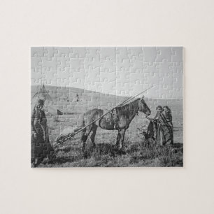 Native American Cree people of Western Canada, c.1 Jigsaw Puzzle