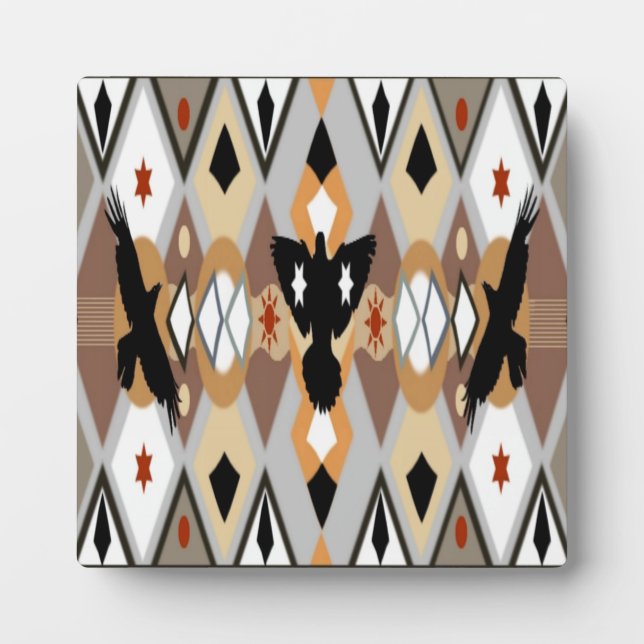 Native American Crow Plaque (Front)