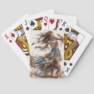 Native American Dancer Classic Playing Cards