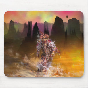 Native American Dancer ROLLING THUNDER Mouse Pad