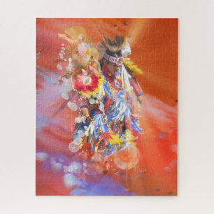 Native American DANCING WOLVES Jigsaw Puzzle