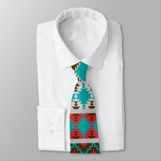 Native American Design Tie (Tied)