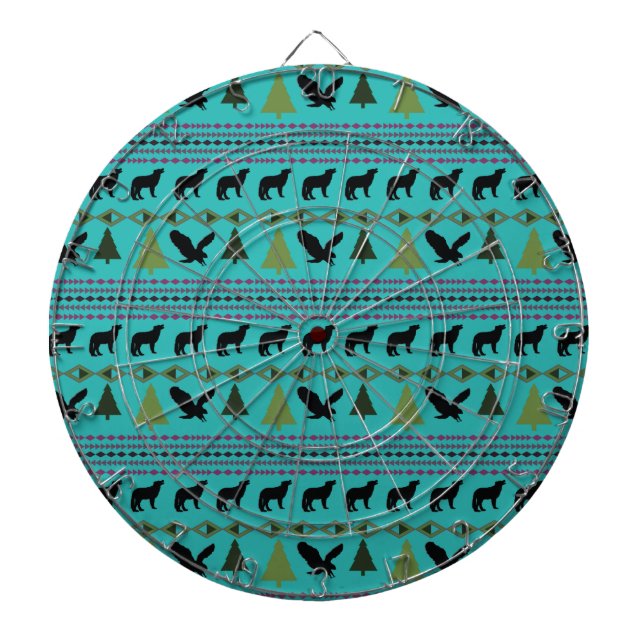 Native American Designs Dartboard (Front)