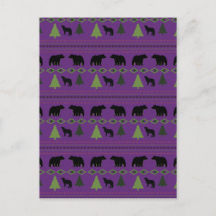 Native American Designs Postcard