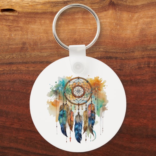 NATIVE AMERICAN DREAM CATCHER KEY RING (Front)