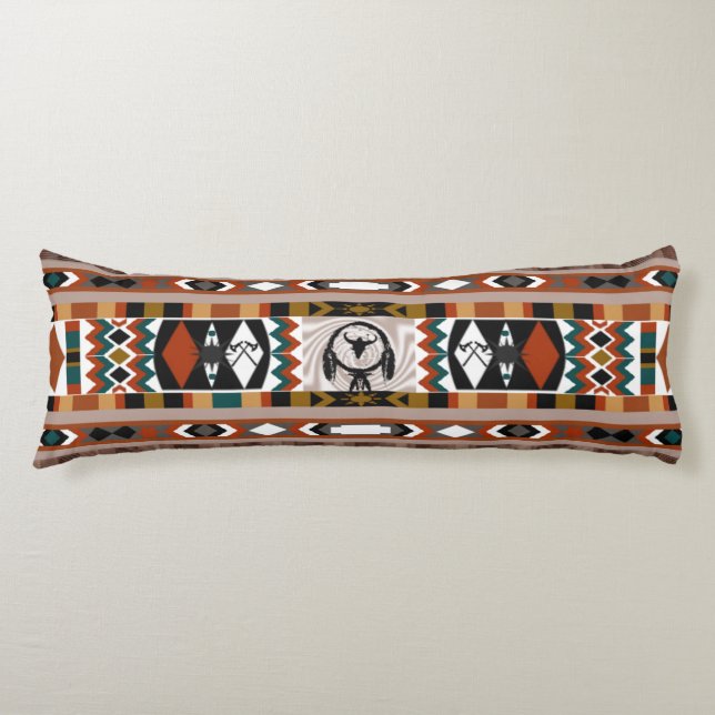 Native American Dreamcatcher Body Cushion (Front)