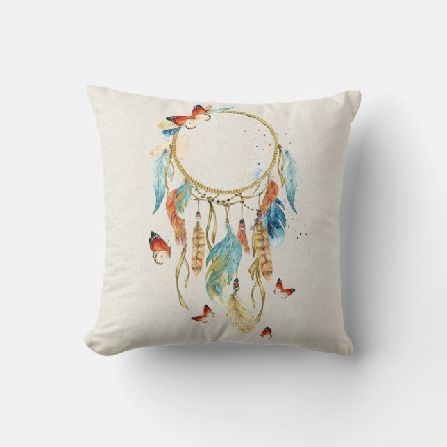 Native American Dreamcatcher Cushion (Front)