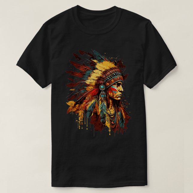 Native American Dreamcatcher Indian Design   6  T-Shirt (Design Front)