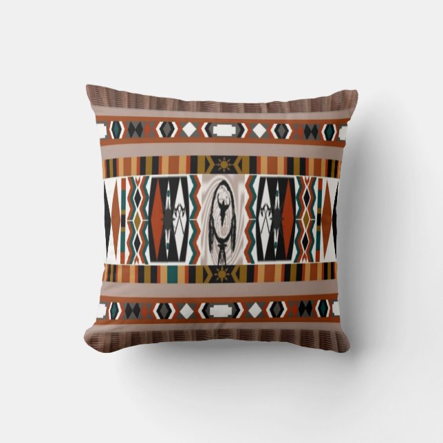 Native American Dreamcatcher Pillow (Front)