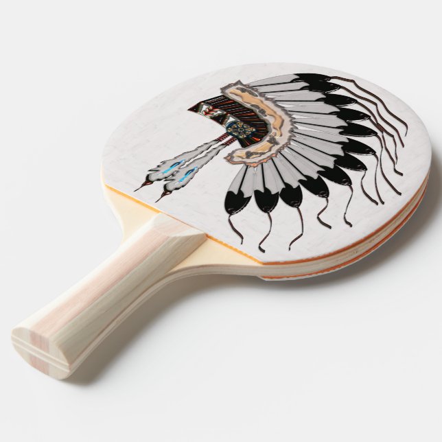 Native American Dressings Ping Pong Paddle (Front Angle)