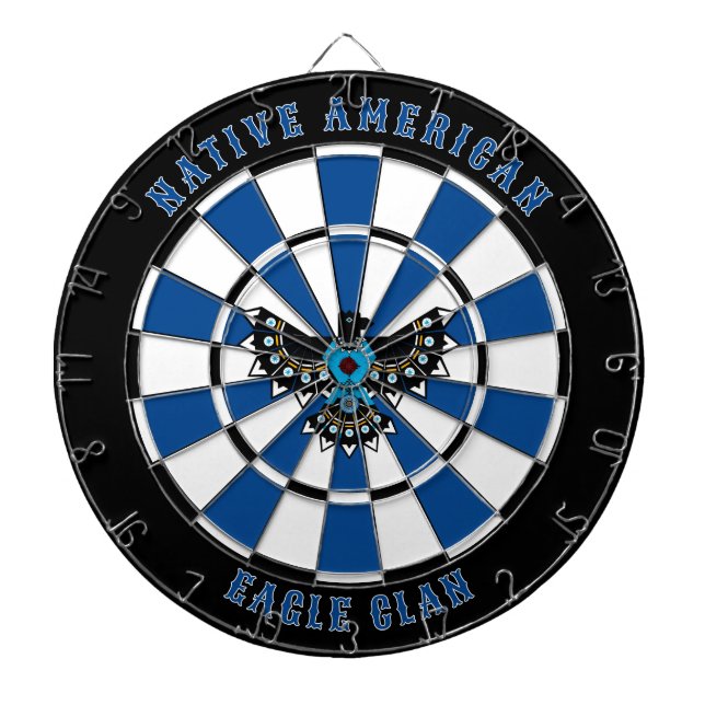 Native American Eagle Dart Board (Front)
