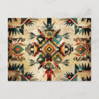 Native American Ethnic Art Tribe Pattern Vintage