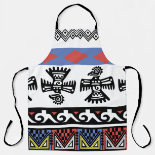 Native American Ethnic Illustration Apron