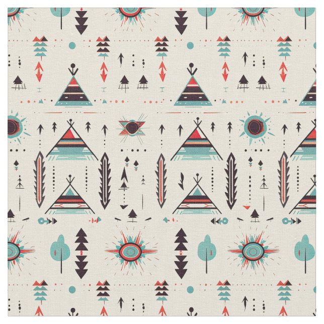 Native American Fabric (Close Up)