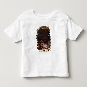 Native American Family under a Leaf Shelter (colou Toddler T-Shirt