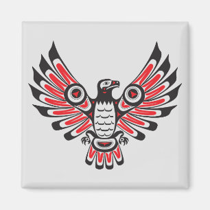 Native American Fire Bird Magnet