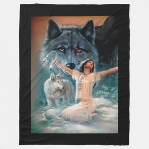 Native American Fleece Blanket