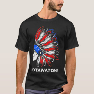Native American For Men Potawatomi  T-Shirt