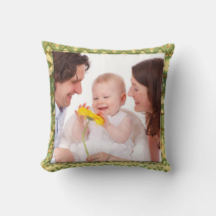 Native American Frame I  + your photos & ideas Cushion