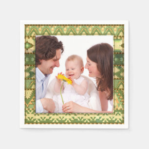 Native American Frame I + your photos & ideas Napkin