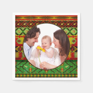 Native American Frame III + your photo & ideas Napkin